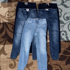 5 pairs SO Girls skinny jeggings size 8